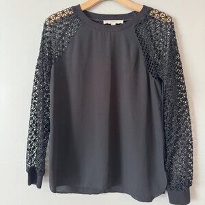 Lace Sleeve Loft Top